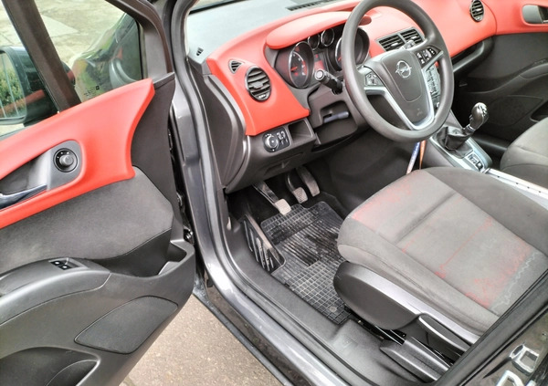 Opel Meriva cena 15900 przebieg: 217000, rok produkcji 2010 z Sieradz małe 79